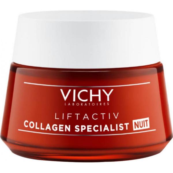 Εικόνα της Vichy Liftactiv Collagen Specialist Αντιγηραντική Νυκτός 50ml