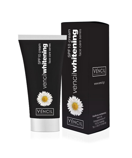 Λευκαντική κρέμα προσώπου Vencil Whitening Cream SPF10 50ml για δυσχρωμίες και άνισο τόνο