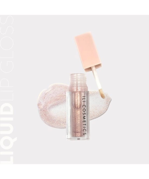 Gloss χειλιών Glam με glitter της ILI Cosmetics