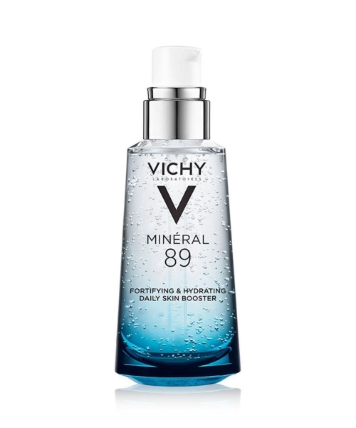 Gel τόνωσης προσώπου Vichy Mineral 89 50ml με υαλουρονικό οξύ για ενυδάτωση, ενδυνάμωση και φρεσκάδα στην επιδερμίδα