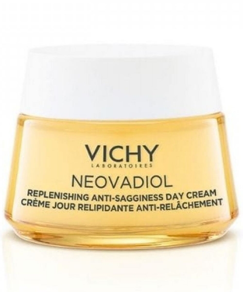 Κρέμα ημέρας Vichy Neovadiol Post-Menopause 50ml για ξηρές επιδερμίδες μετά την εμμηνόπαυση με ενυδατική και αντιγηραντική φροντίδα