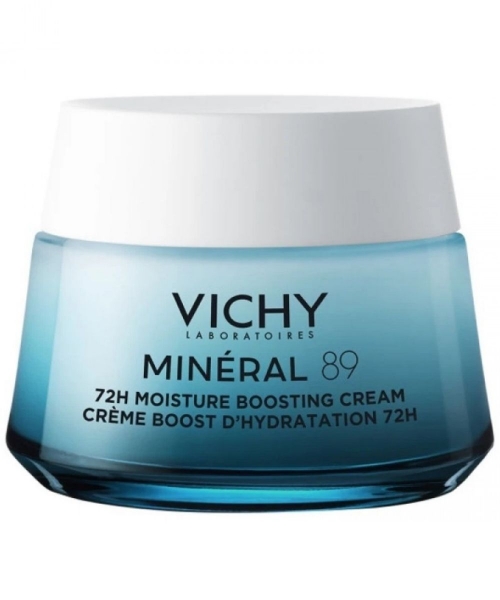 Κρέμα ενυδάτωσης προσώπου Vichy Mineral 89 72H Moisture Boosting Cream 50ml για ενυδάτωση διάρκειας και ενίσχυση της επιδερμίδας