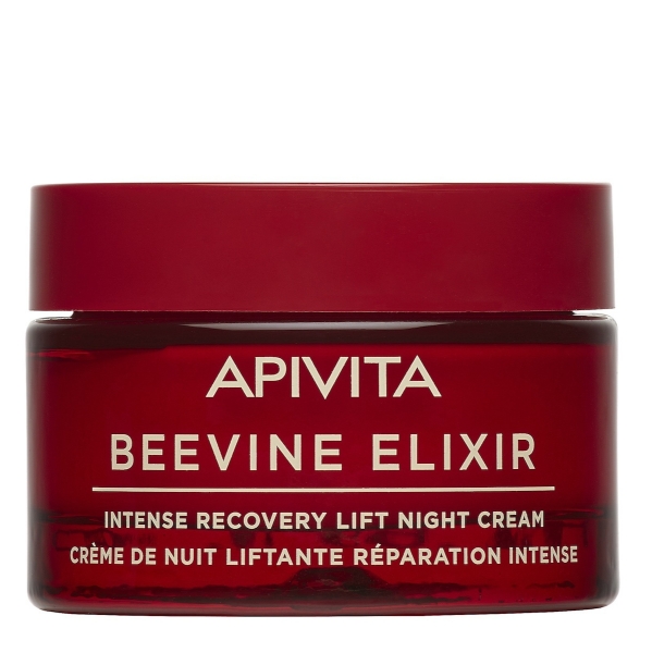 Apivita Beevine Elixir συσφικτική κρέμα νύχτας με υαλουρονικό οξύ και κολλαγόνο 50ml