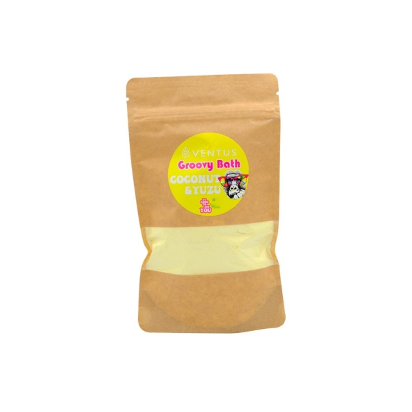 Ventus Groovy Bath Coconut & Yuzu Magic Sparkling Powder 250ml άλατα μπάνιου σε σκόνη