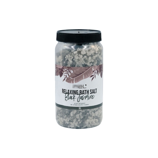 Εικόνα της Άλατα Μπάνιου Imel Pure Relief Μαύρο Γιασεμί 1kg