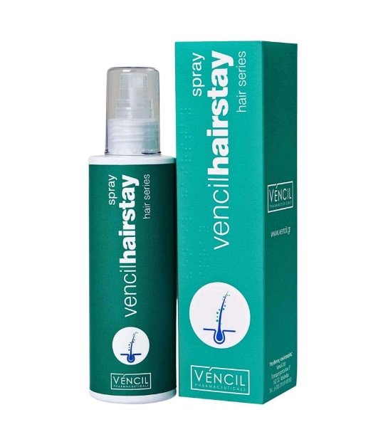 Leave-on spray για αδύναμα μαλλιά Vencil Hairstay με φροντίδα, ενυδάτωση, ενδυνάμωση και θερμοπροστασία