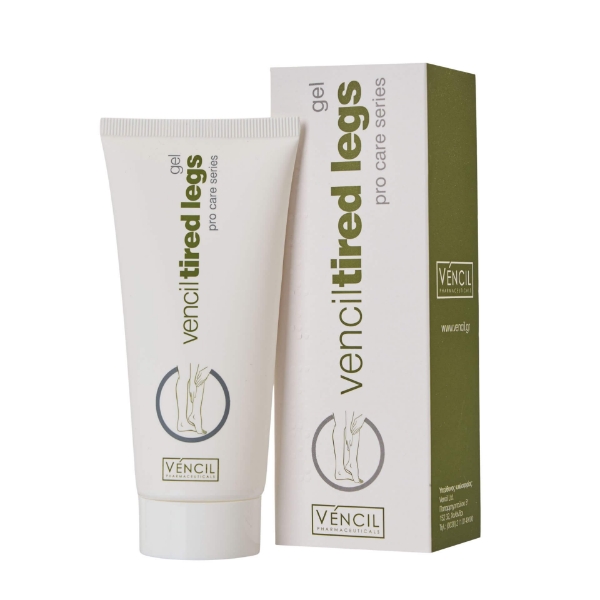 Gel ποδιών Vencil Tired Legs 100ml για κουρασμένα, βαριά και πρησμένα πόδια