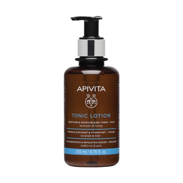 Apivita Tonic Lotion καταπραϋντική και ενυδατική λοσιόν προσώπου με λεβάντα και μέλι 200ml
