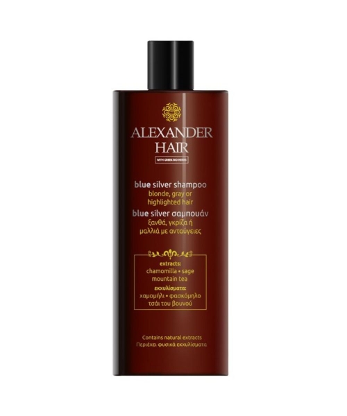 Σαμπουάν Blue Silver Alexander Hair κατά των ανεπιθύμητων κίτρινων τόνων 300ml