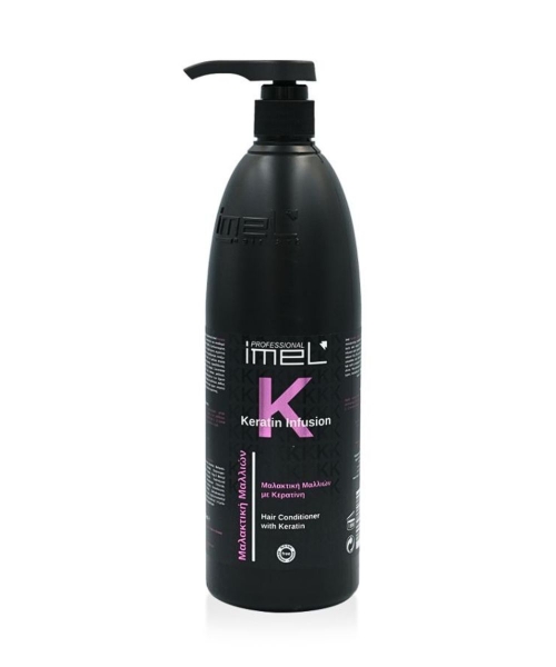 Μαλακτική με κερατίνη Imel Keratin Infusion 1000ml για ξηρά, φθαρμένα και ταλαιπωρημένα μαλλιά