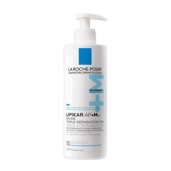Ενυδατικό balm Lipikar Baume AP+MAX για πολύ ξηρό και ατοπικό δέρμα La Roche-Posay 400ml 