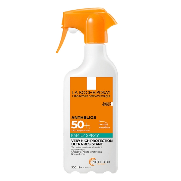 Οικογενειακό αντηλιακό spray Anthelios Family SPF50+ για ευαίσθητο δέρμα La Roche-Posay 300ml 