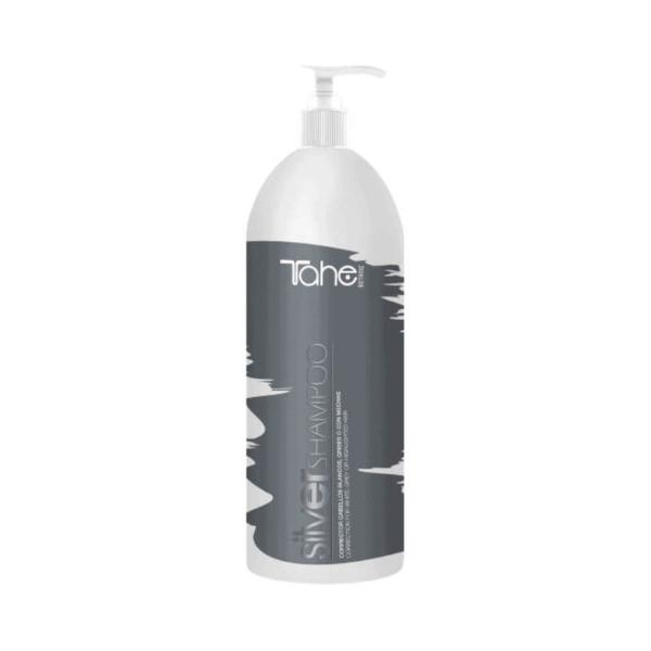 Tahe Hair System Silver Shampoo 1000ml για ξανθά, λευκά και γκρίζα μαλλιά
