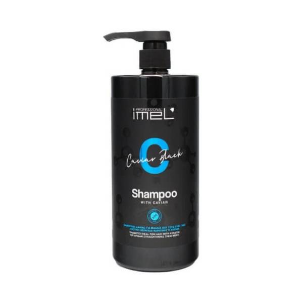 Imel Caviar Black σαμπουάν 1000ml με εκχύλισμα χαβιαριού για ταλαιπωρημένα μαλλιά
